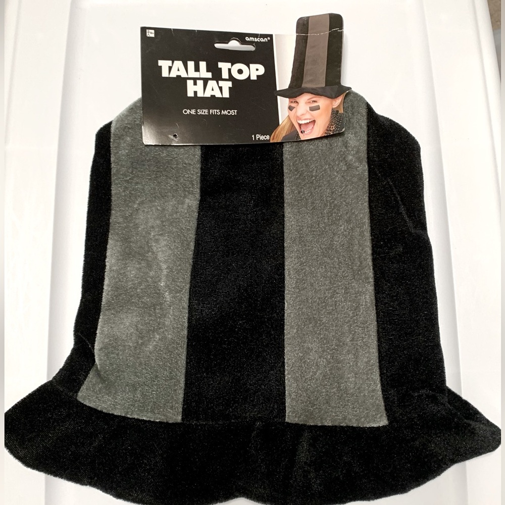 Halloween Costume Tall Top Hat - NEW